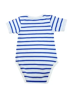 LITTLE MARCEL Body Manches Courtes Bébé Marin Bleu