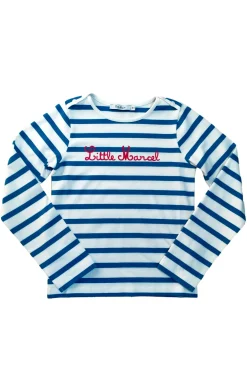 Enfant LITTLE MARCEL Marinière Enfant Fille TAGALITA BLANC BLEU