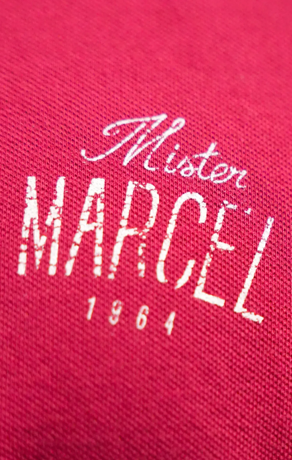 Homme LITTLE MARCEL Polo Manche Courtes homme Mister Marcel NICE ROUGE