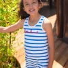 Enfant LITTLE MARCEL Robe Enfant Fille REFERA BLANC BLEU