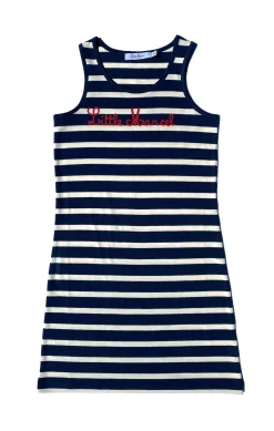 Enfant LITTLE MARCEL Robe Enfant Fille REFERA MARINE ECRU