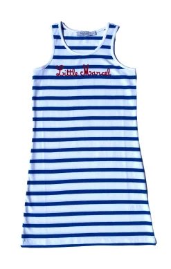 Enfant LITTLE MARCEL Robe Enfant Fille REFERA BLANC BLEU