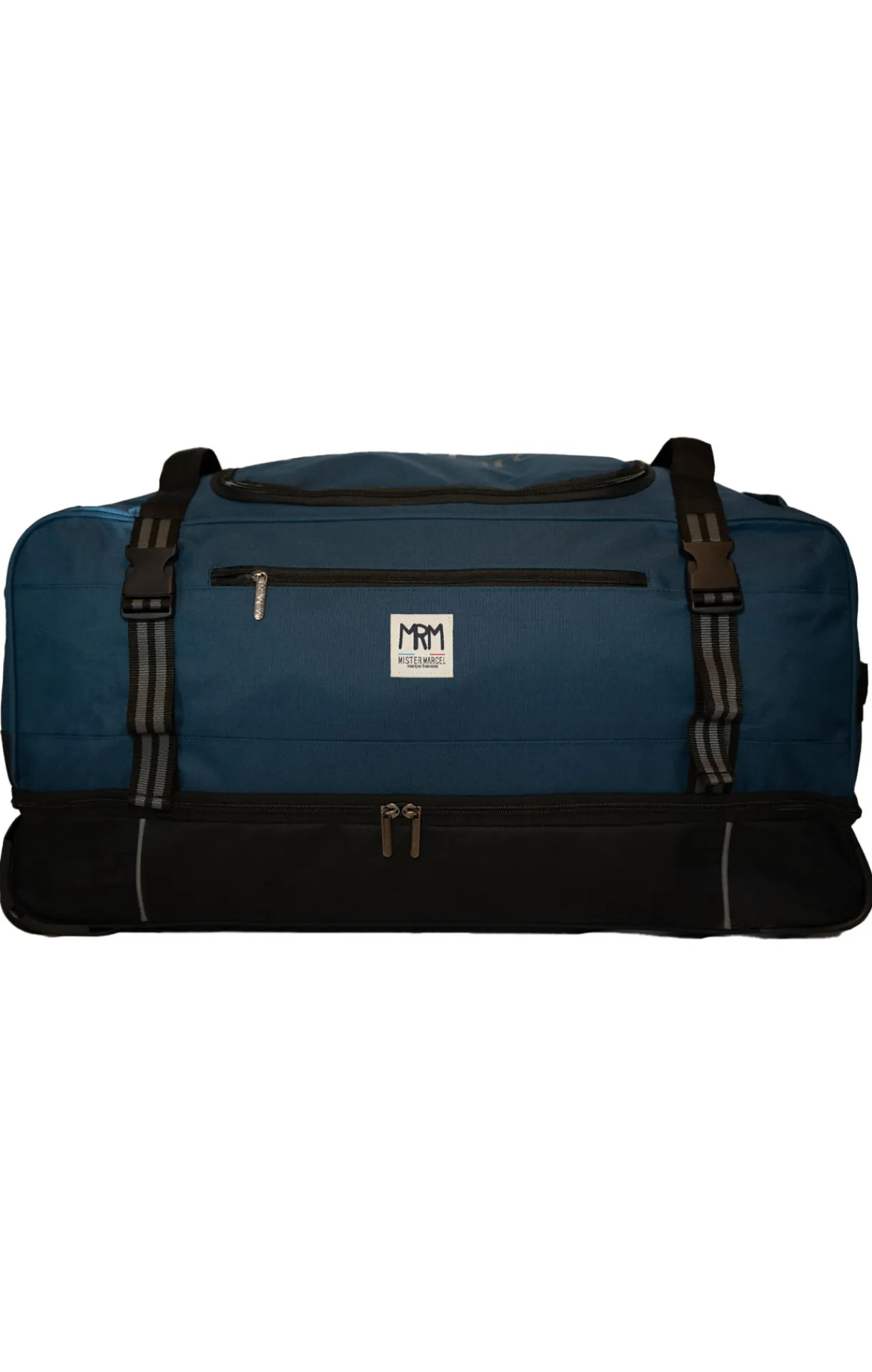 Homme LITTLE MARCEL Sac de Voyage à Roulettes Souple Mister Marcel Marine 72 cm