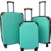 LITTLE MARCEL Set de 3 Valises Rigide ABS Vert Pastel