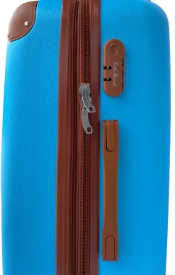 LITTLE MARCEL Set de 3 Valises Rigide ABS Bleu Pastel