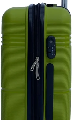 LITTLE MARCEL Set de 3 Valises Rigide PP Anis
