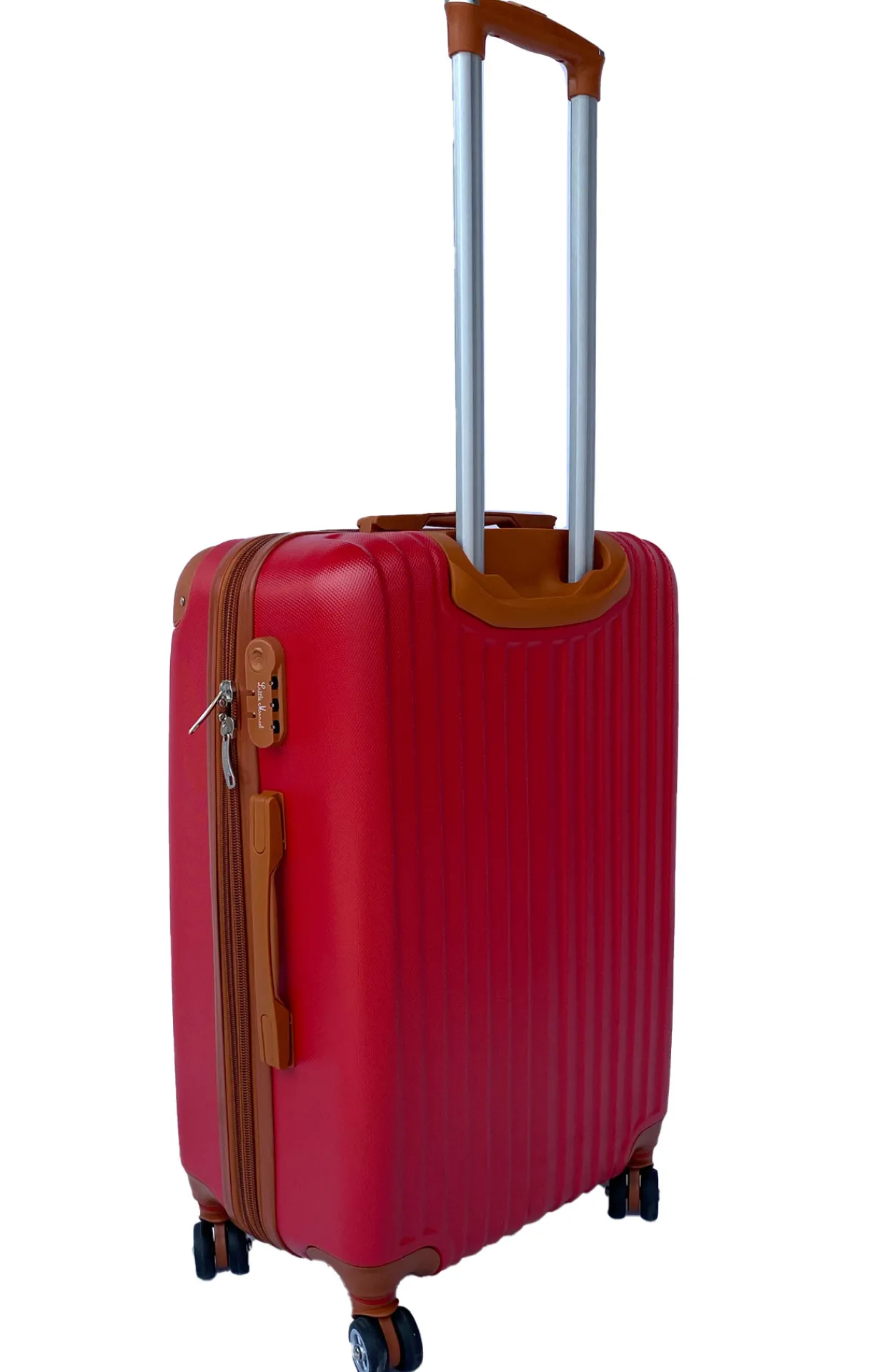LITTLE MARCEL Set de 3 Valises Rigide ABS Rouge