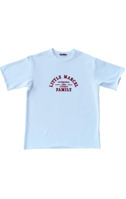 Femme LITTLE MARCEL Sweat Femme CHLOE BLANC/ROUGE
