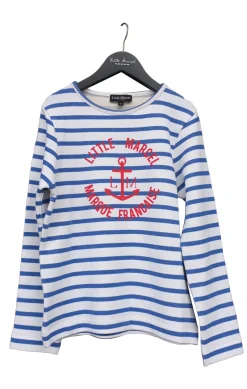Enfant LITTLE MARCEL Sweat Garçon SOAN BLANC/BLEU