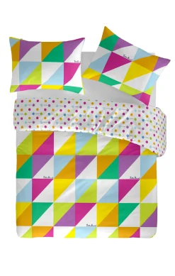 LITTLE MARCEL TAIE D OREILLER COTON PIRAMIDE 50X50 (2)