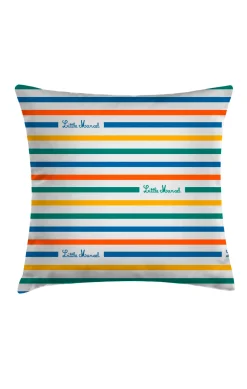 LITTLE MARCEL TAIE D’OREILLER COTON LITTLE MARIN TC MULTI 40X40 cm