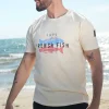 Homme LITTLE MARCEL Tee-shirt Manche Courtes homme Mister Marcel NATURAL ECRU