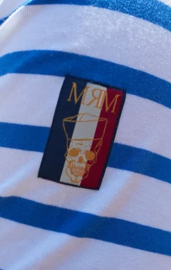 Homme LITTLE MARCEL Tee-shirt Manche Courtes homme Mister Marcel TIMON BLANC BLEU