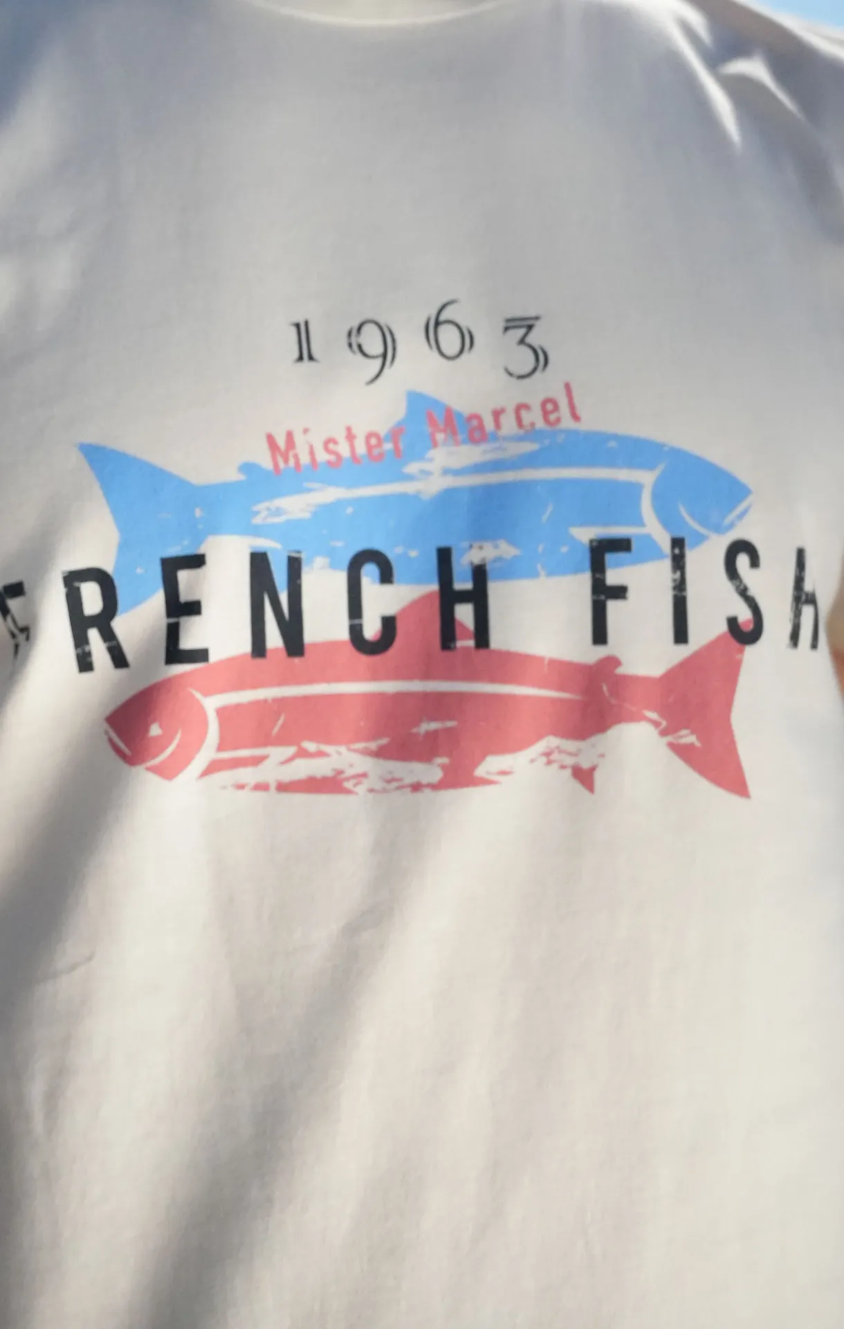Homme LITTLE MARCEL Tee-shirt Manche Courtes homme Mister Marcel NATURAL ECRU