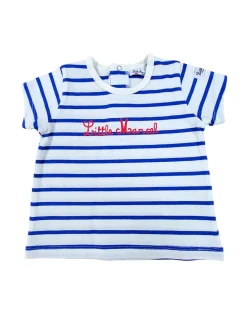 LITTLE MARCEL Tee-shirt Manches Courtes Bébé Marin bleu