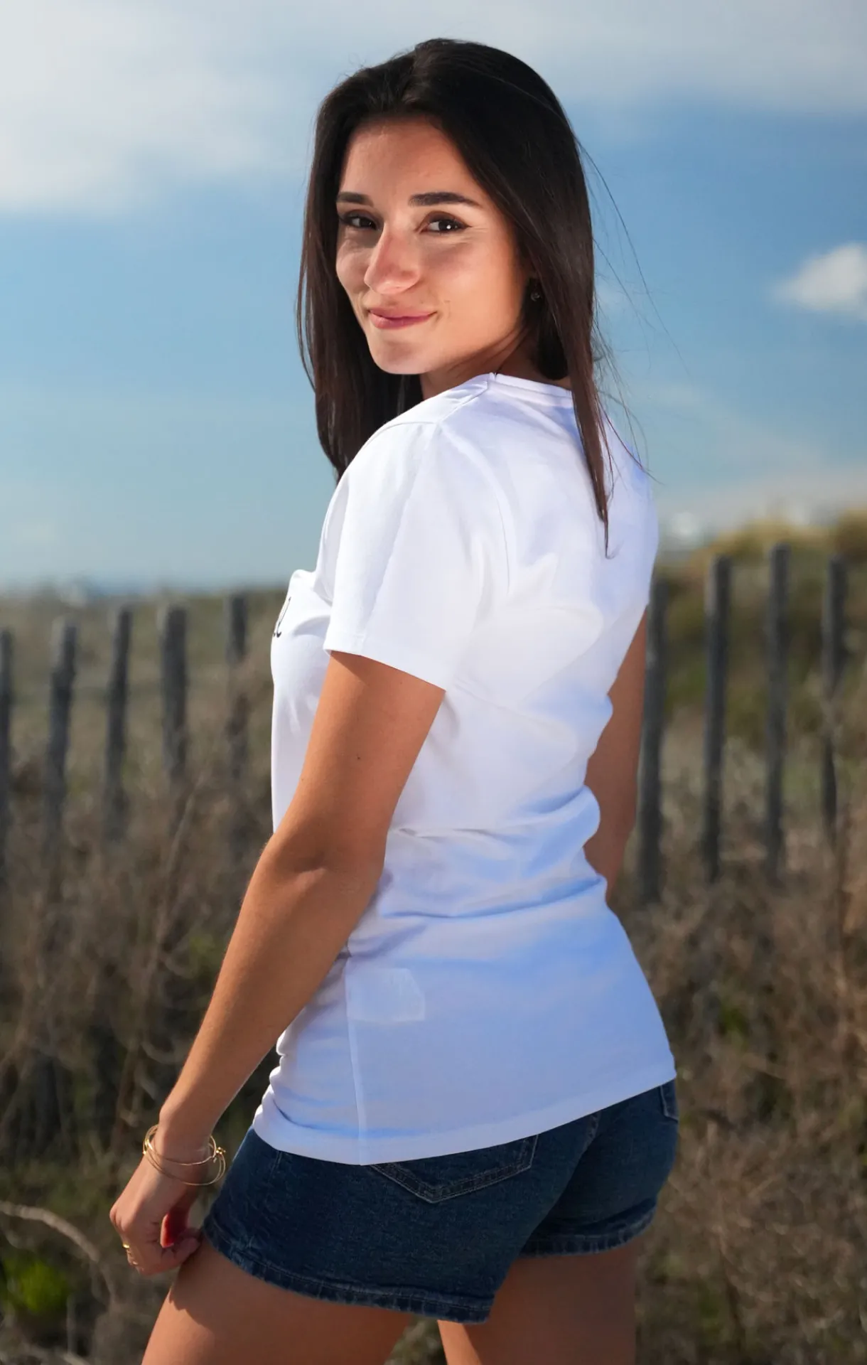 Femme LITTLE MARCEL Tee-shirt manches courtes femme THINKS BLANC