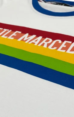 Enfant LITTLE MARCEL Tee-Shirt Manches Courtes Enfant Garçon TORAC BLANC