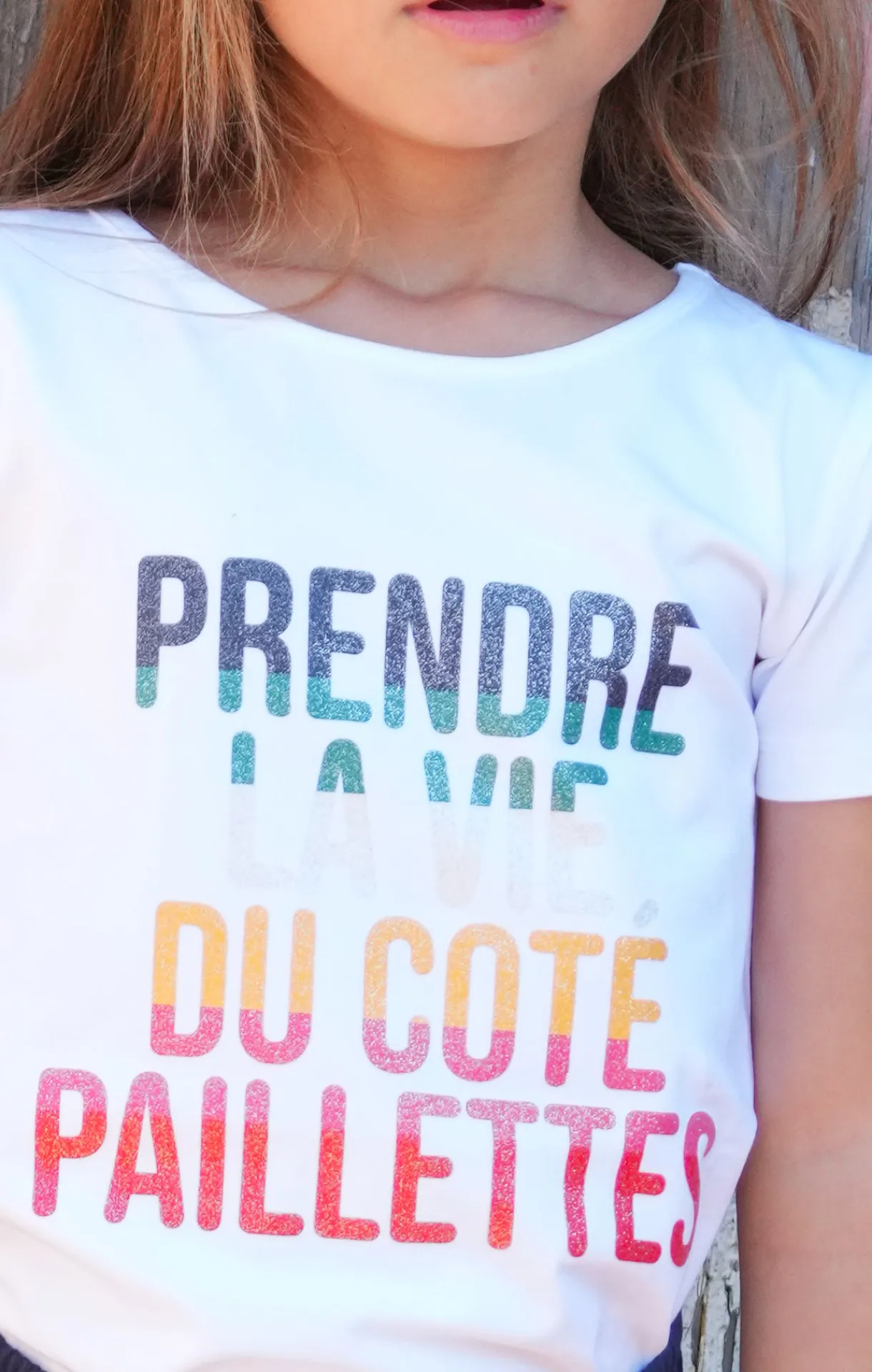 Enfant LITTLE MARCEL Tee-shirt Manches Coutes Enfant Fille TITEXT BLANC
