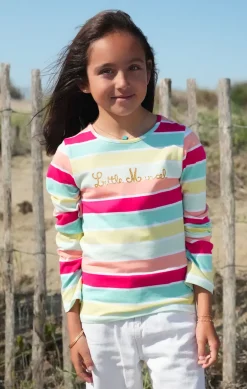 Enfant LITTLE MARCEL Tee-Shirt Manches Longues Enfant Fille TIBI MULTI 002FB