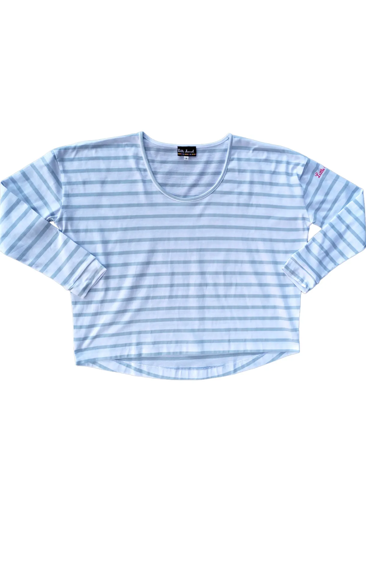 Femme LITTLE MARCEL Top ml Femme LYES BLANC/GRIS