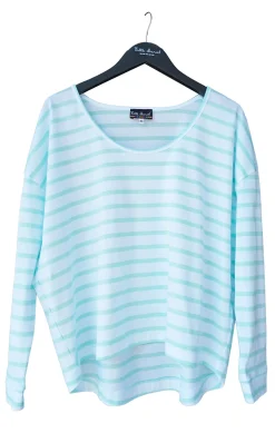 Femme LITTLE MARCEL Top ml Femme LYES BLANC/VERT