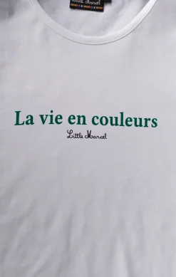 Femme LITTLE MARCEL T-shirt mc Femme LASSANA BLANC