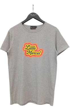 Femme LITTLE MARCEL T-shirt mc Femme LASSANA GRIS CHINE