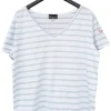 Femme LITTLE MARCEL T-shirt mc Femme THALIA BLANC/GRIS