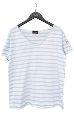 Femme LITTLE MARCEL T-shirt mc Femme THALIA BLANC/GRIS