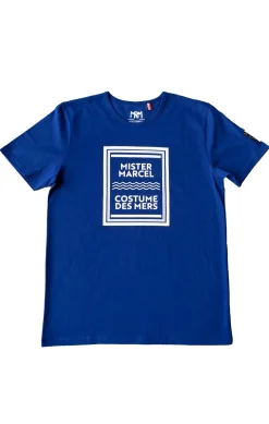 Homme LITTLE MARCEL T-shirt mc Homme MIGUEL BLEU ROI