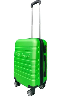 LITTLE MARCEL Valise Cabine 55 cm Rigide ABS Vert Fluo