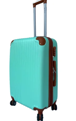 LITTLE MARCEL Valise Cabine 55 cm Rigide ABS Vert pastel