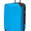 LITTLE MARCEL Valise Cabine 55 cm Rigide ABS Bleu Pastel