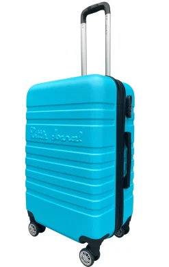 LITTLE MARCEL Valise Moyenne taille 65 cm Rigide ABS Bleu