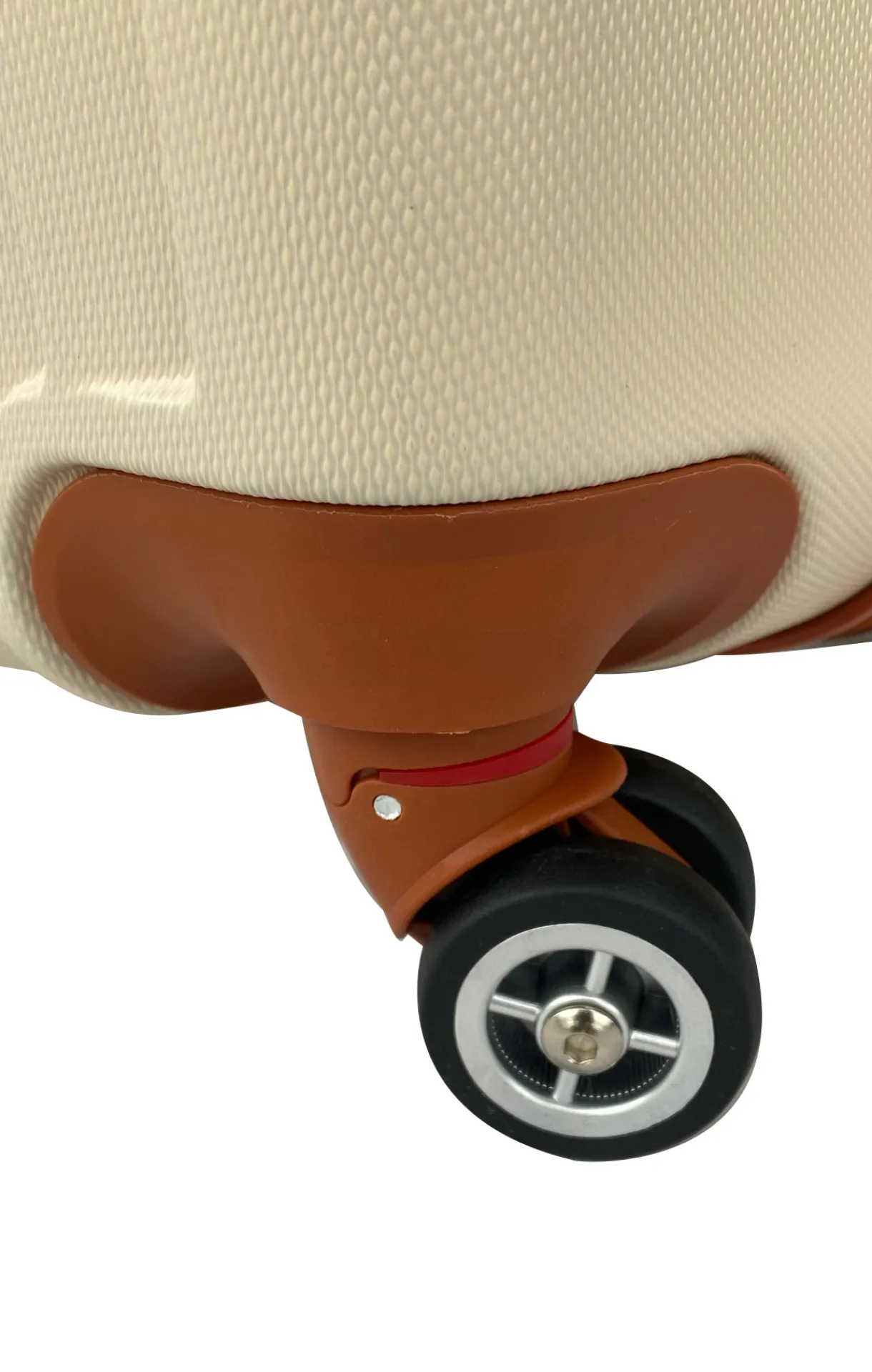 LITTLE MARCEL Valise Moyenne taille 65 cm Rigide ABS Crème