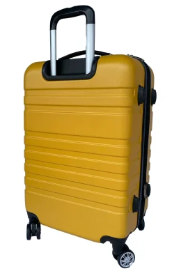 LITTLE MARCEL Valise Moyenne taille 65 cm Rigide ABS Jaune