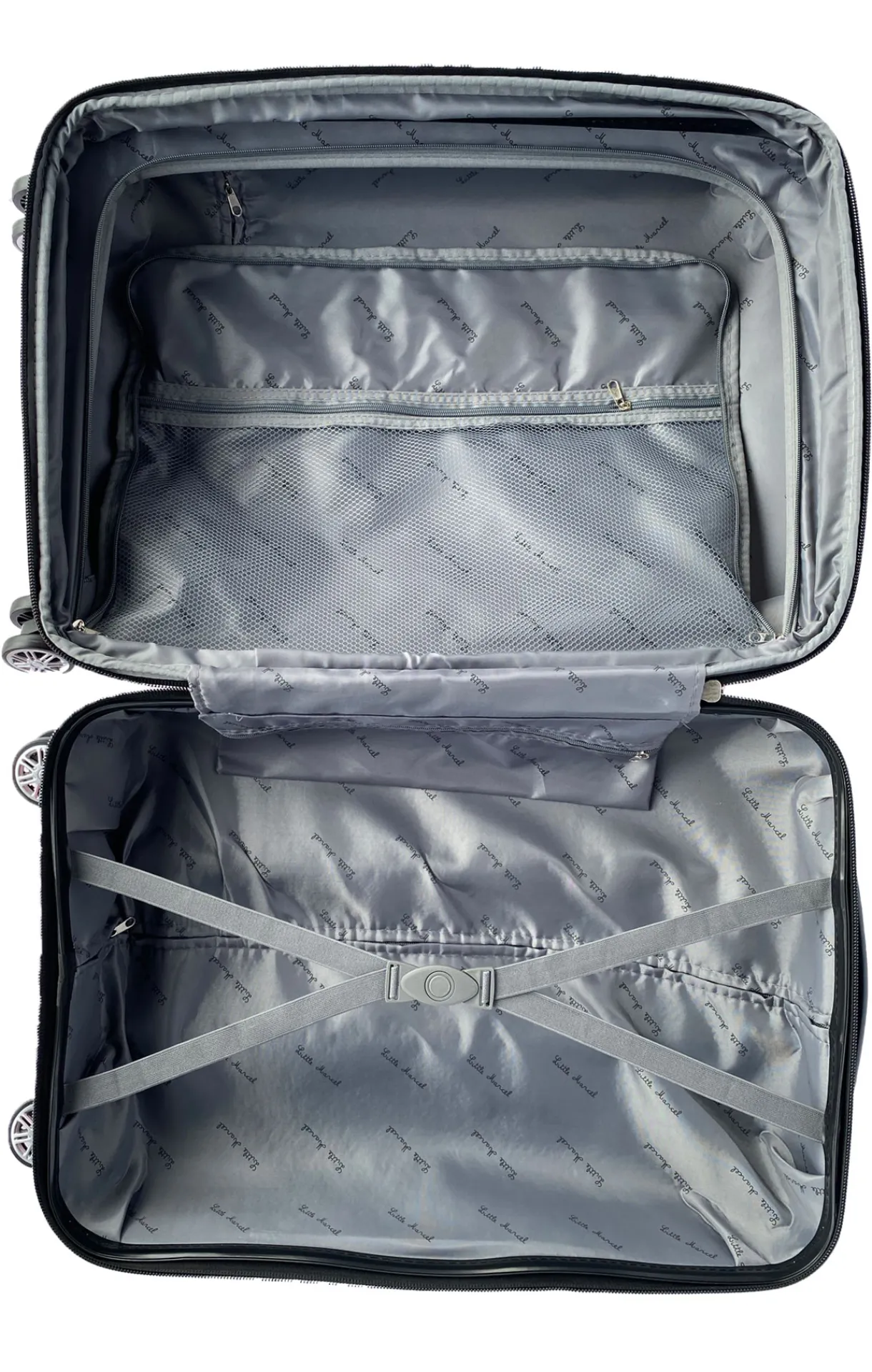 LITTLE MARCEL Valise Moyenne taille 65 cm Rigide ABS Jaune